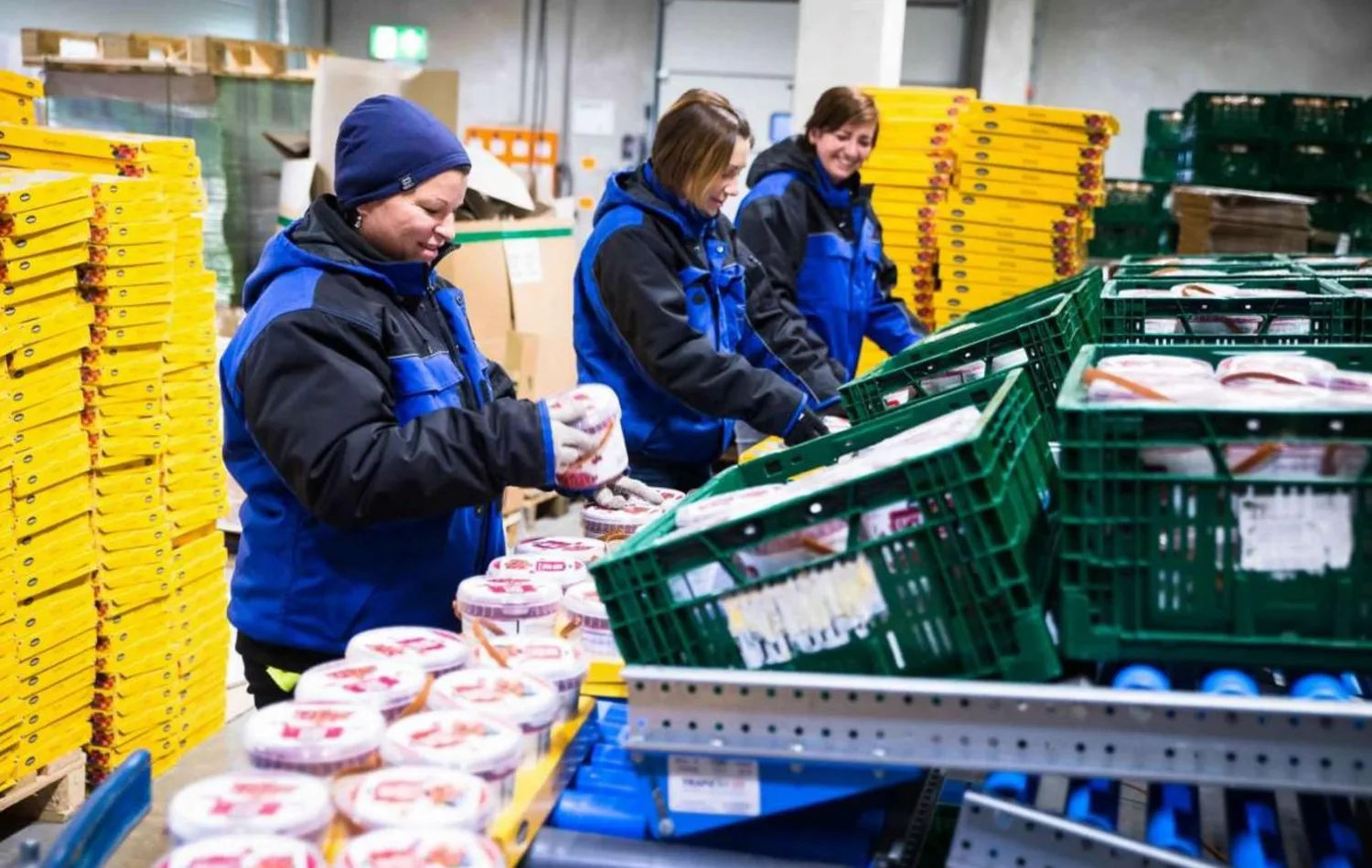 Preparazione di prodotti alimentari in ambiente refrigerato